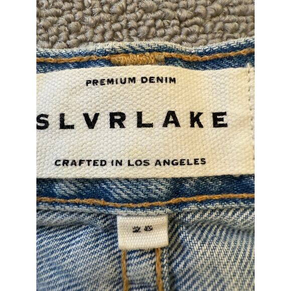 SLVRLAKE Womens Light Wash Denim London Shorts Size 26 Temecula Sunrise - Picture 3 of 14